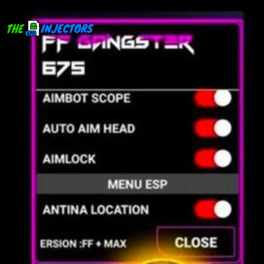 FF Gangster 675 Injector APK v1.103.13 Freee Download for Android